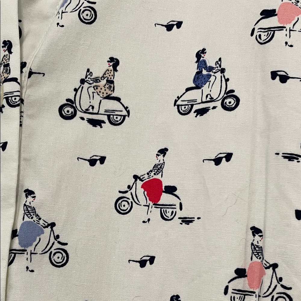 Boden Cream Midi Dress with Butterfly Pattern - Picture 4 of 7